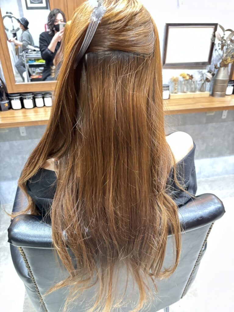 お店に来店された時の髪の状態です。