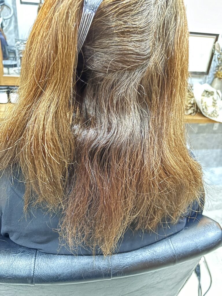 ドライ状態（来店時）