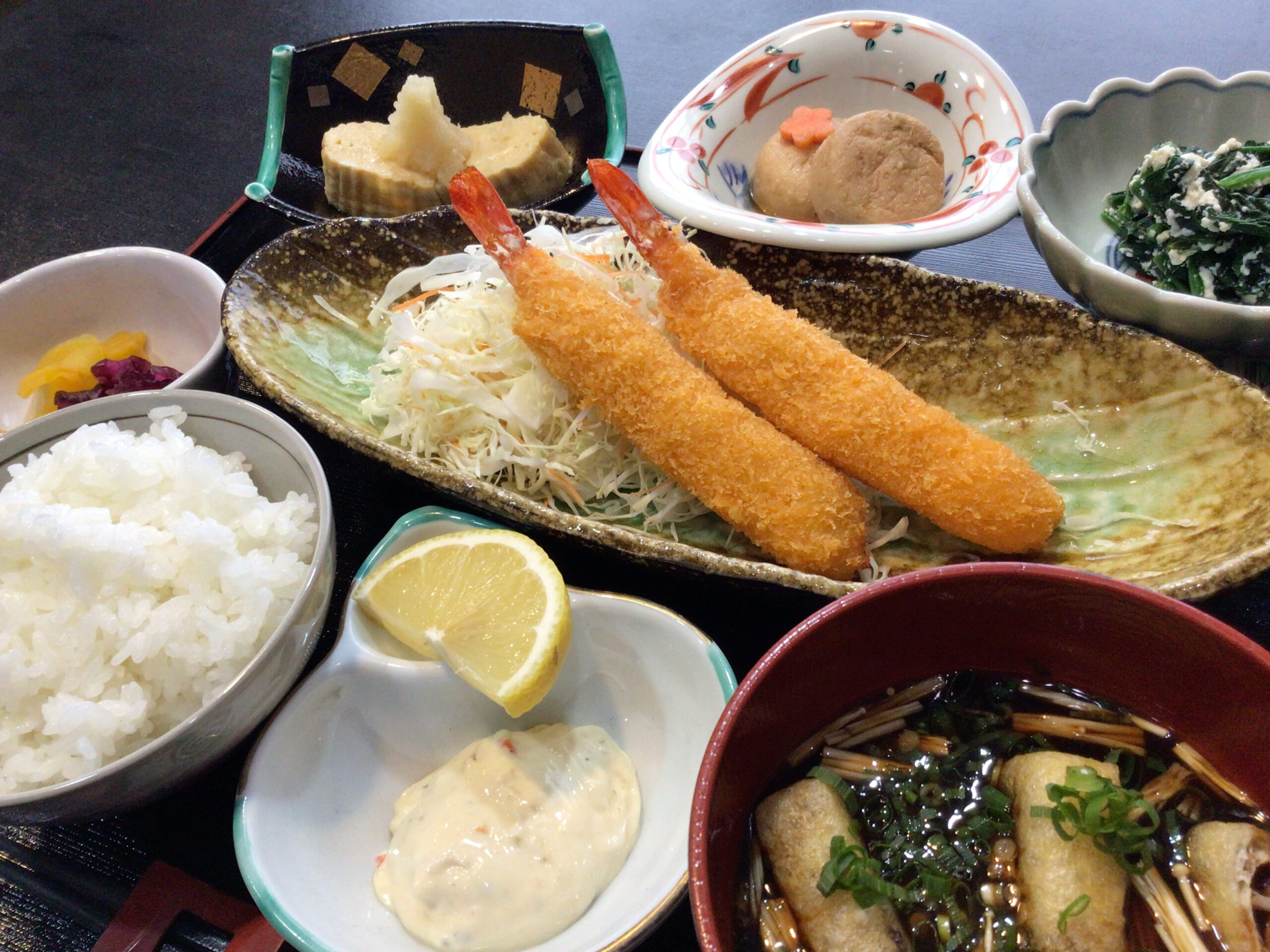 エビフライランチ 1,155円（税込）