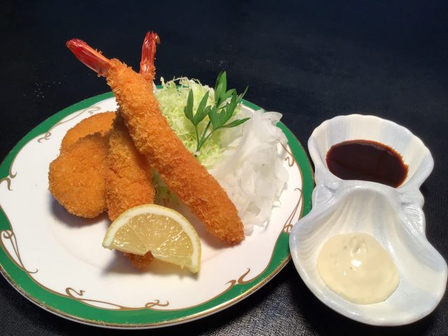 ミックスフライ御膳　1,550円（税込）